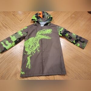 Addie And Tate-Kids Dinosour boy's rain coat 4/5